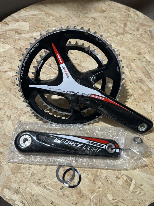 FSA K-Force Light 53-39t full speed ahead carbon crankset korby karbonowe