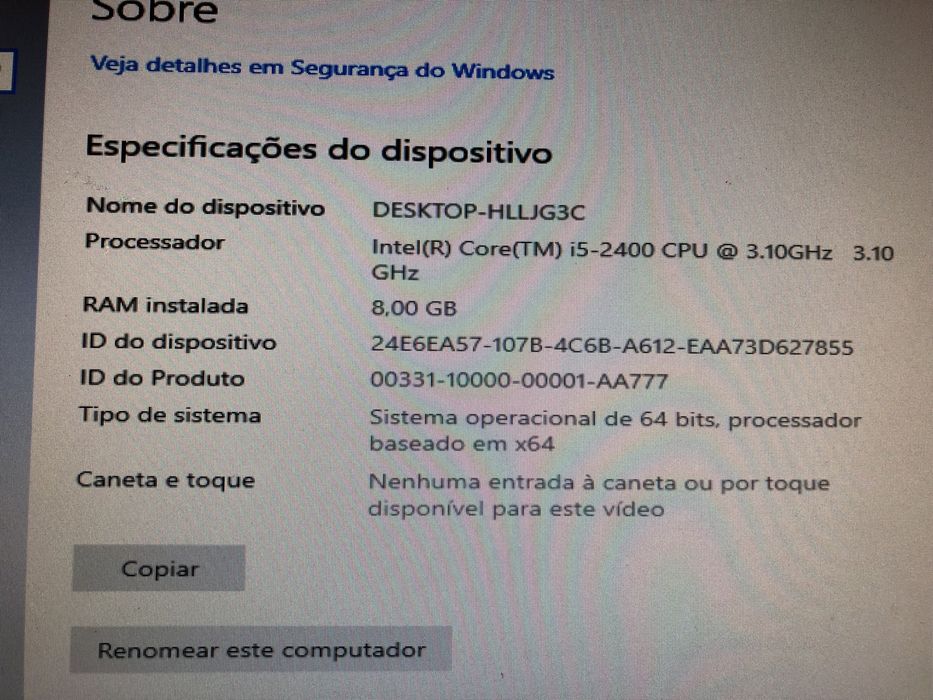 Pc gamer em ótimo estado
