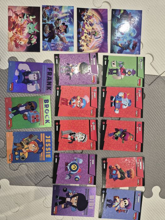 Karty brawl stars official card collection cena za sztukę
