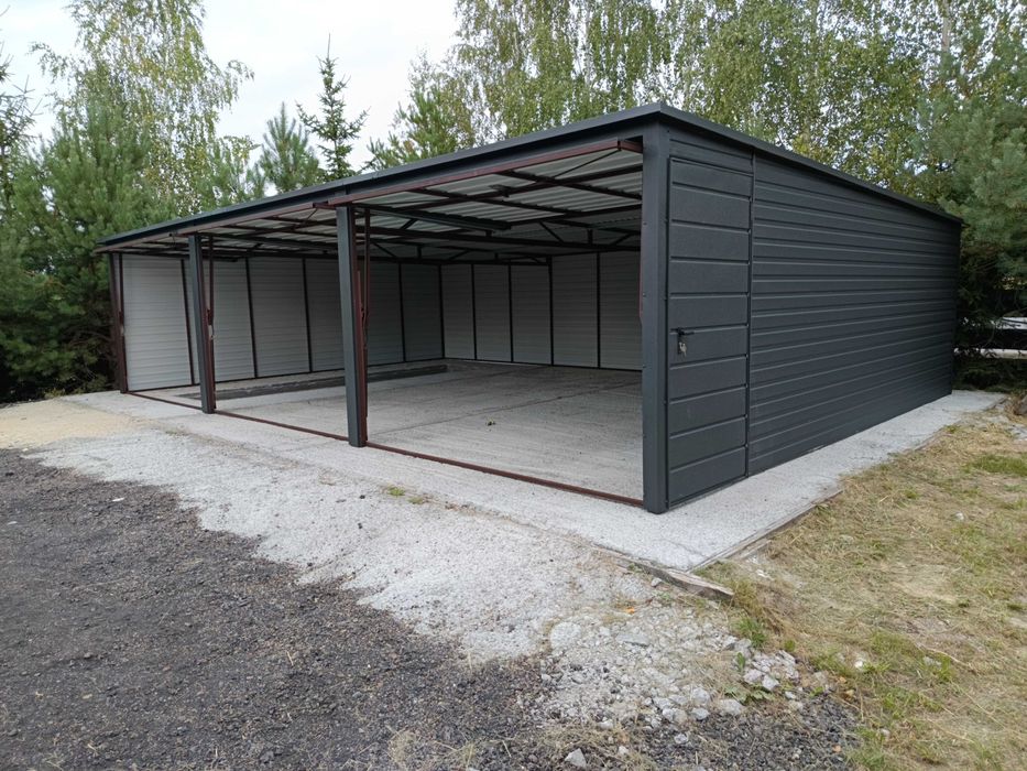Garaż blaszany garaże blaszane 9x5 7x5 6x6 5x7 Rus- stal profil poziom