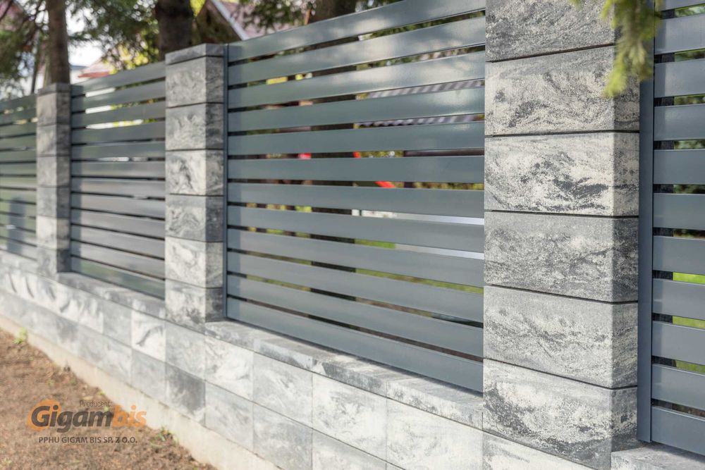 ogrodzenia nowoczesne, metalowe, palisadowe, aluminiowe