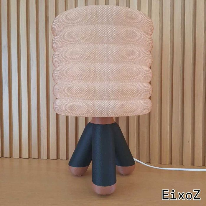 Candeeiro de mesa E27 com Lâmpada LED - NOVO Ref: 005