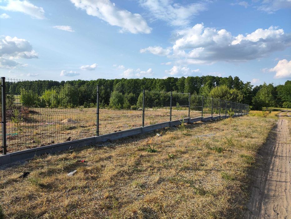Ogrodzenie panelowe, panel 3d 123 cm, podmurówka, płot, bramy, furtki