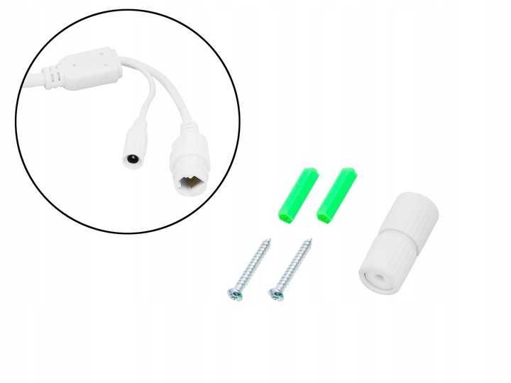 Kamera IP POE wewnętrzna 4MPx 4MP detekcja 20m IR 2.8mm Kopułowa ONVIF