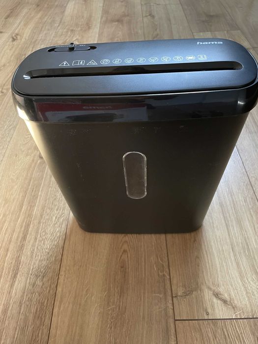 Hama Basic S6 Niszczarka Dokumentów  8 L - pęknięta obudowa