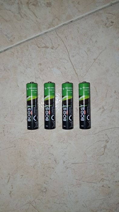 Pilhas AAA recarregáveis