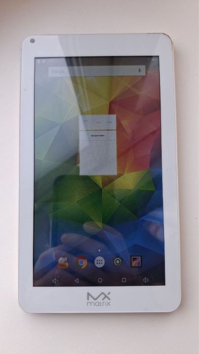Планшет Matrix 758 White