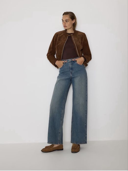 Широкие джинсы reserved wide leg