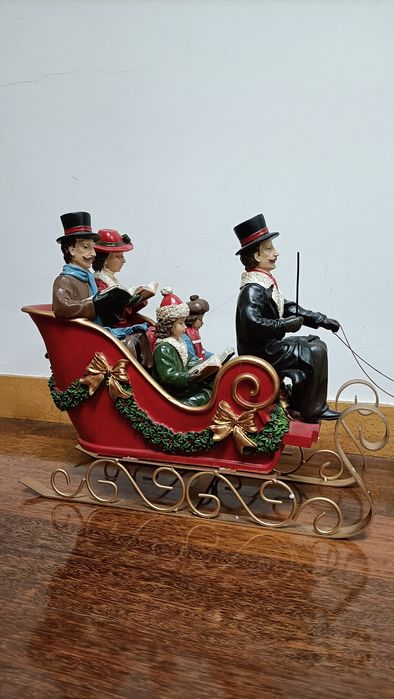 Decoração de Natal Carruagem Vitoriana