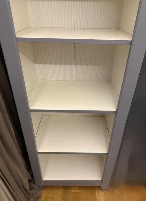 Regał Ikea biało szary