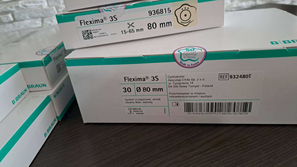 Worki Stomijne Flexima 3S 80mm BBRAUN 30 szt