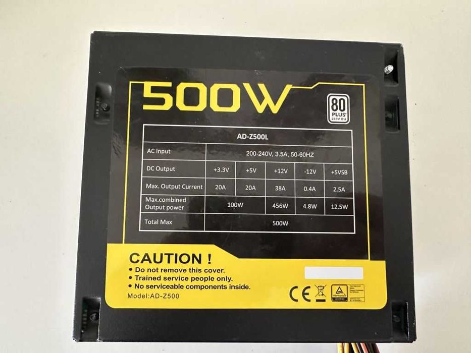 Блок живлення Linkworld Zasilacz 500W 80 PLUS AD-Z500L 8+8pin: 899