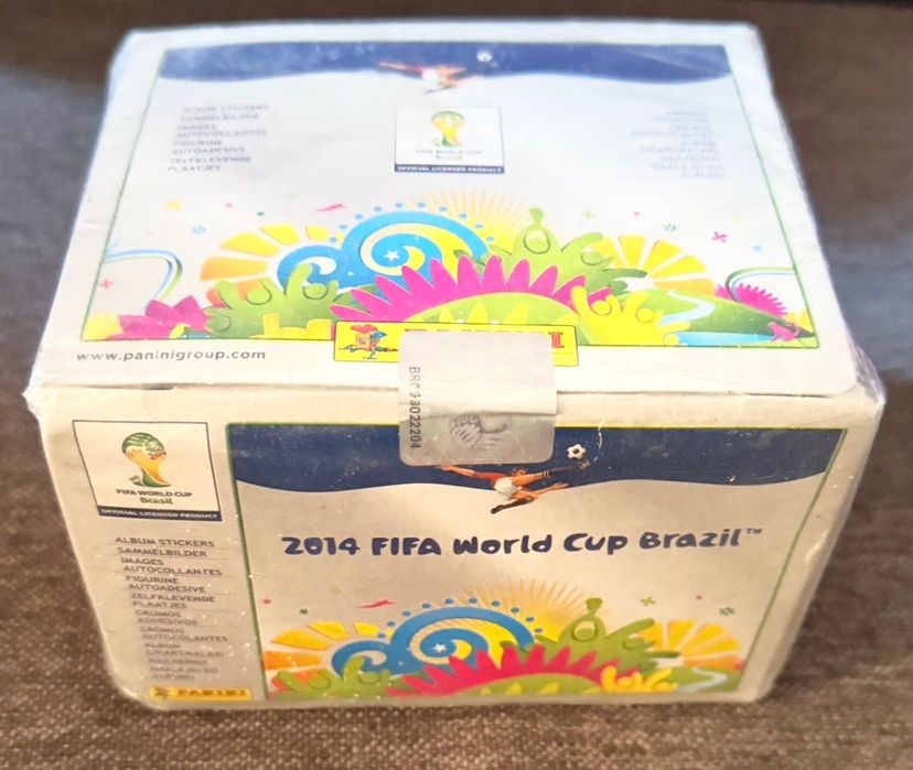 FIFA World Cup Brazil 2014 Panini BOX 100 saszetek folia nowy