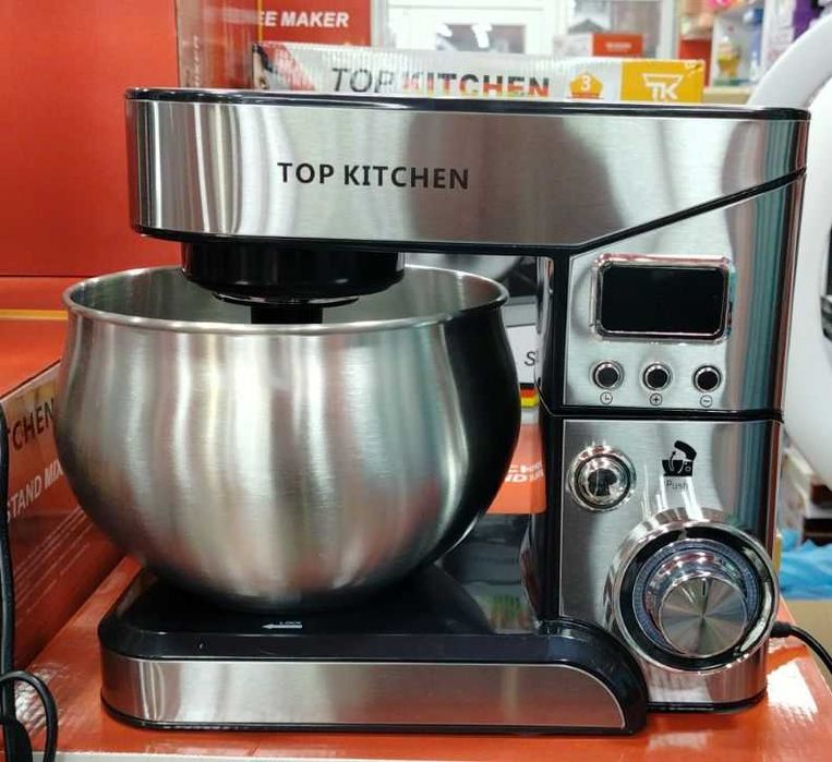 Міксер планетарний 00224 Top Kitchen. Потужність 4000Вт. Тестомес