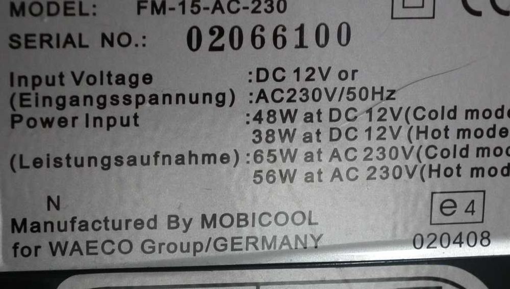 Lodówka Waeco Mobicool 12V/230V samochodowa turystyczna