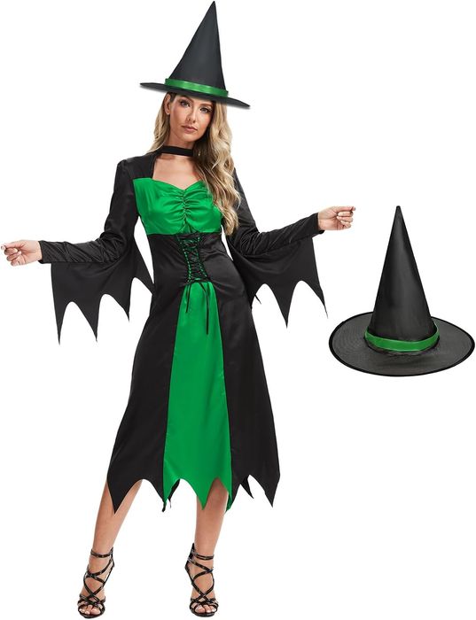 Damski Kostium Czarownicy Na Halloween Rozmiar M