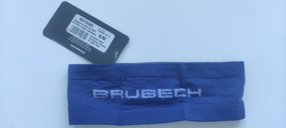 Termoaktywna opaska Brubeck 3D PRO, niebieska