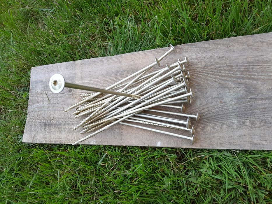 Wkręty ciesielskie talerzowe 8x260 mm. Wysyłka,  30 szt.