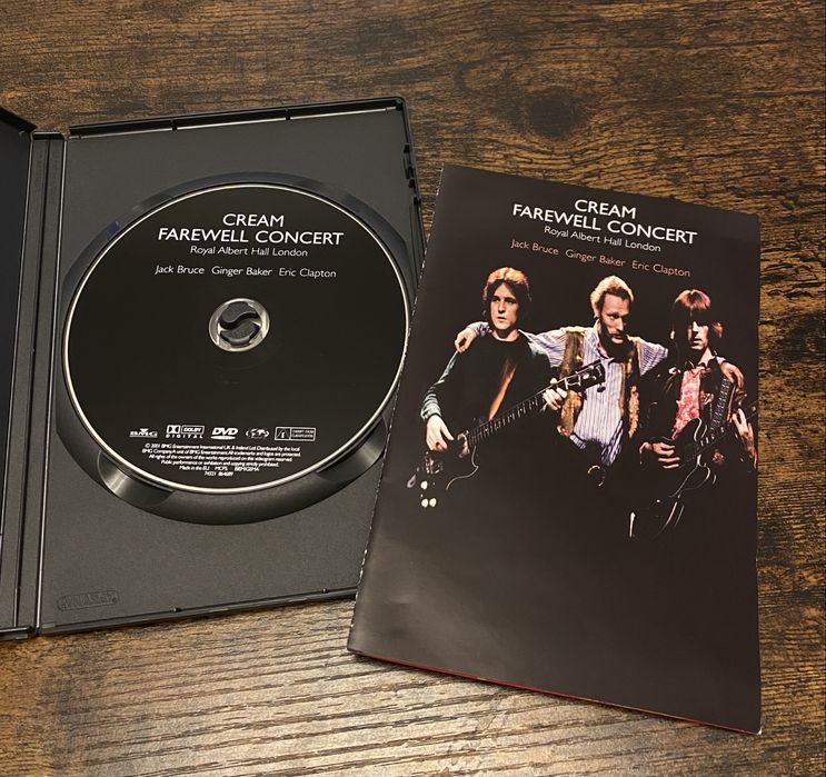 Cream DVD Farewell Concert Eric Clapton
