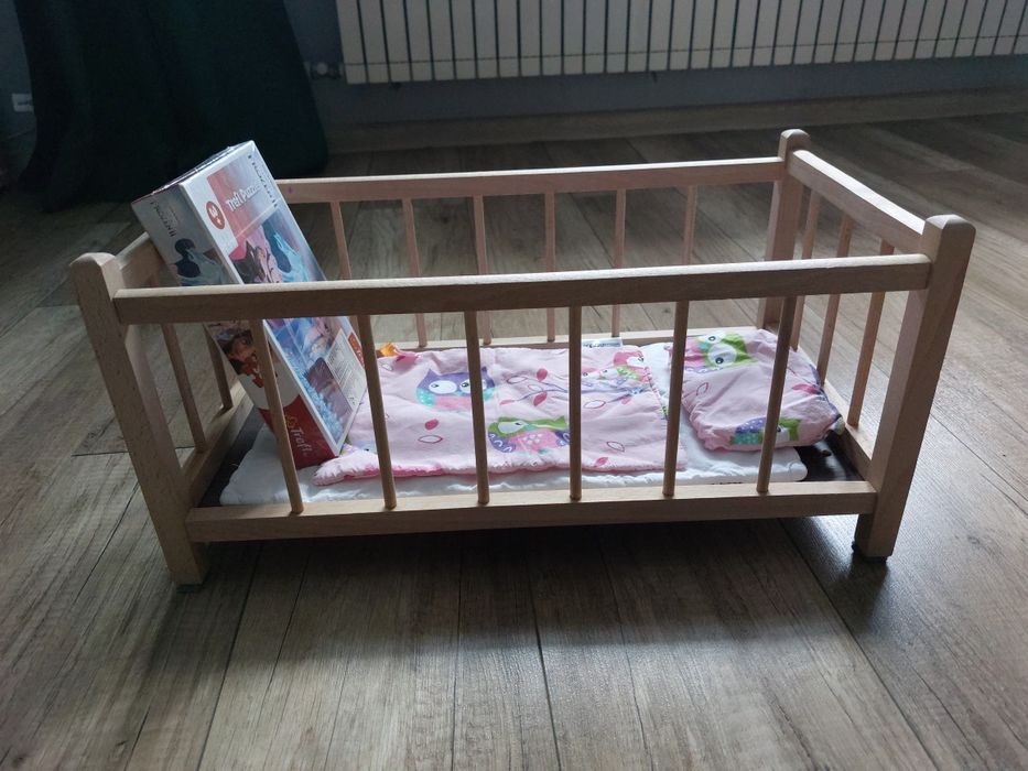 Wózek dla lalek + łóżeczko