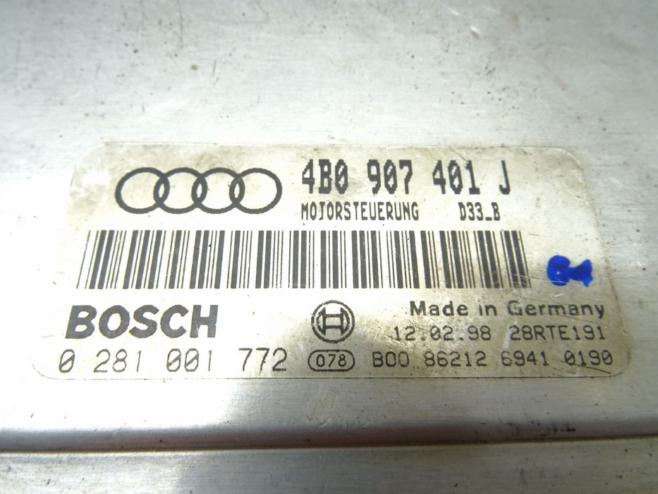 KOMPUTER SILNIKA AUDI A6 C5 4B0907401J 2.5 150KM 97-05 STEROWNIK