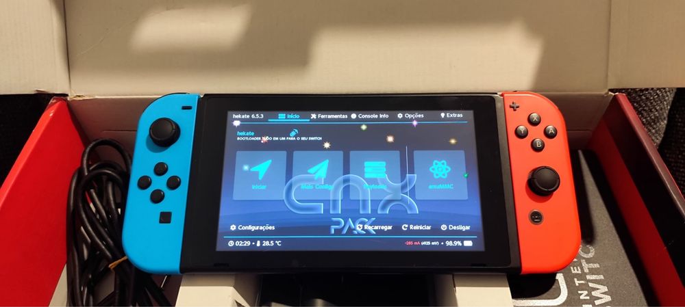 Nintendo switch desbloqueada SD 128