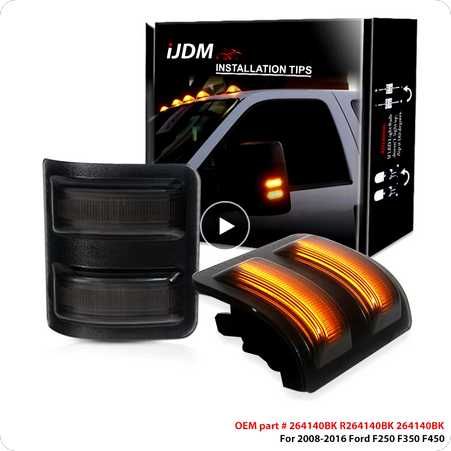 Ford F250 F350 kierunkowskazy ledowe lusterka