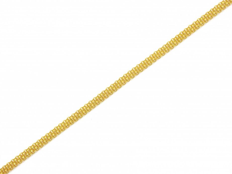 Złota bransoletka Bismark 3,8mm pr585
