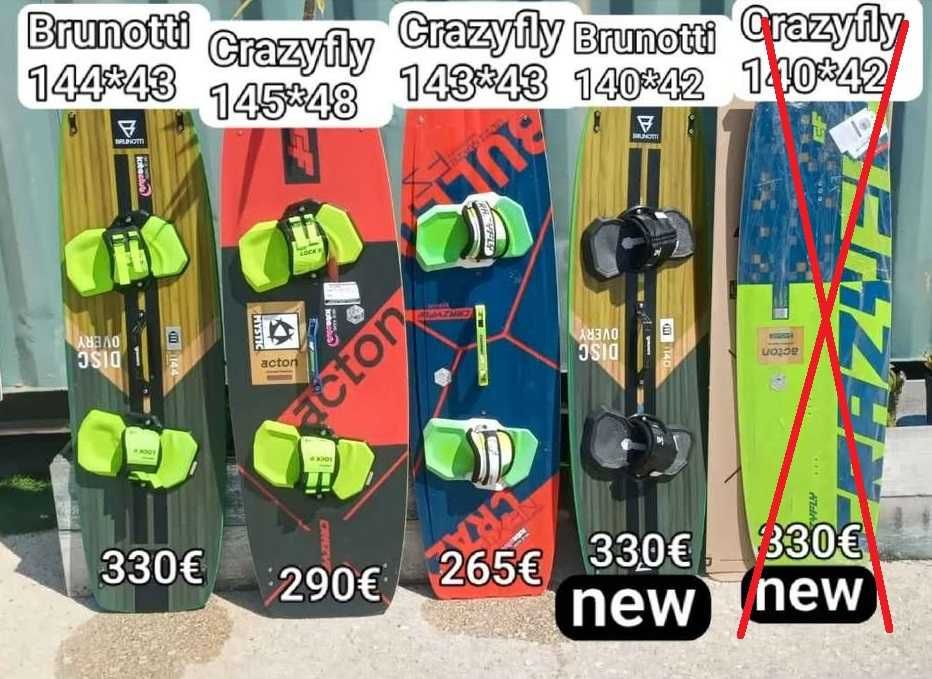 Prancha de Kitesurf apartir 260e