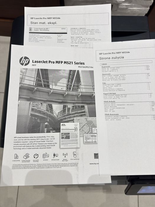 Drukarka laserowa ze skanerem HP LJ M521dn
