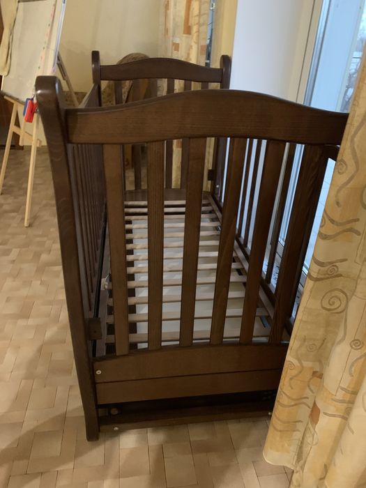 Дитяче ліжечко Верес ЛД6 горіх