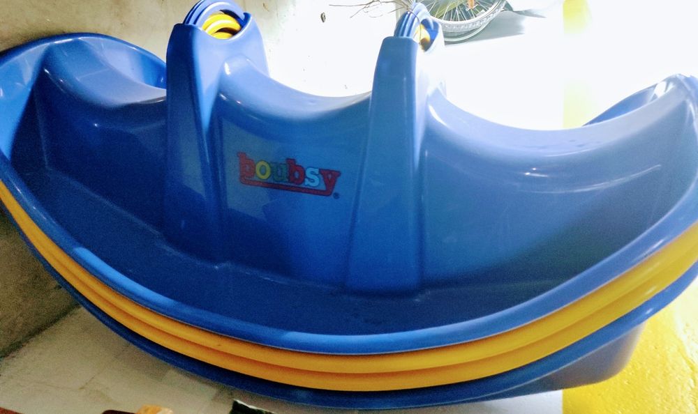 Infantil baloiço duplo novo, 18 meses aos 5 anos