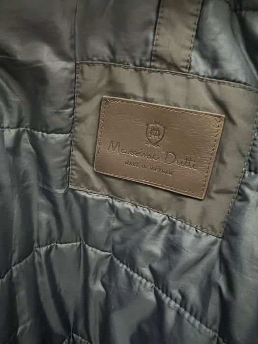 Blusão impermeável Massimo Dutti azul escuro