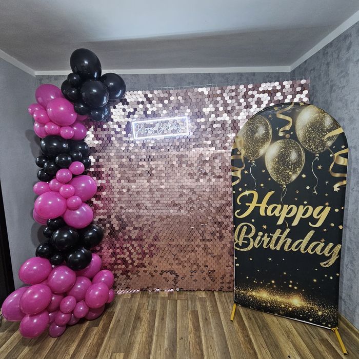 Ścianki balonowe, cekinowe