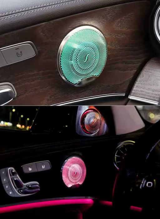 Сетки динамиков с подсветкой Mercedes Benz W205/X253 LED Burmester