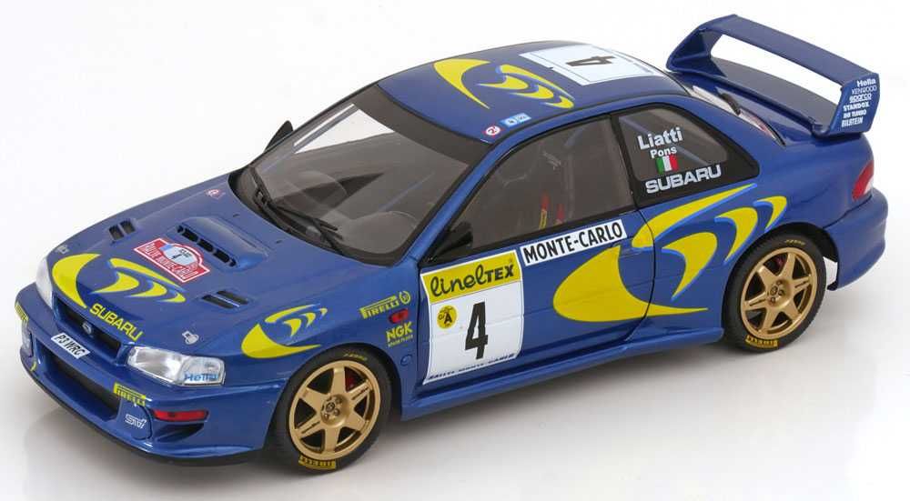 Solido 1/18 - Subaru Impreza #4 Winner Rally Monte Carlo 1997