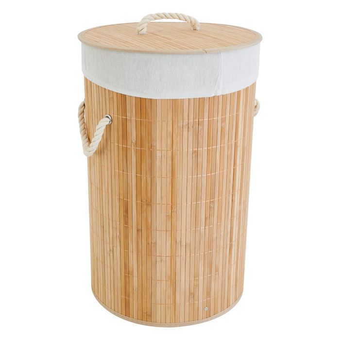 Kosz bambusowy duży na pranie