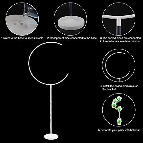 Zestaw stojaków stojak stelaż na balony 2 szt. 160cm księżyc