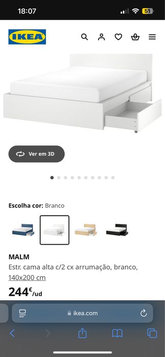Cama Malm Ikea