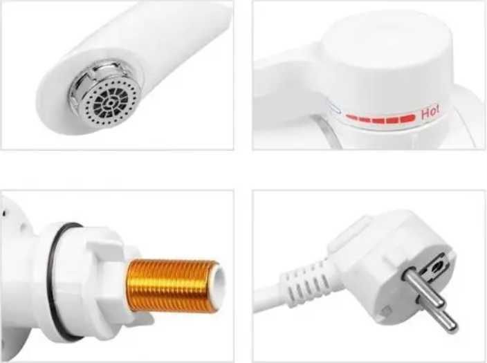 Кран водонагрівач проточний   Delimano для нагрівання води Делімано