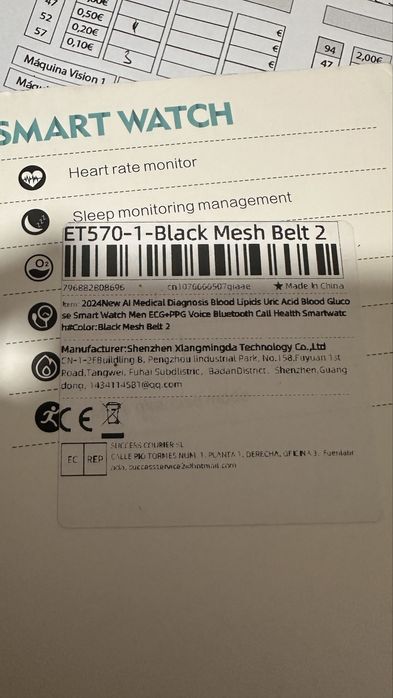 Smart watch Black Mech Belt 2 novo