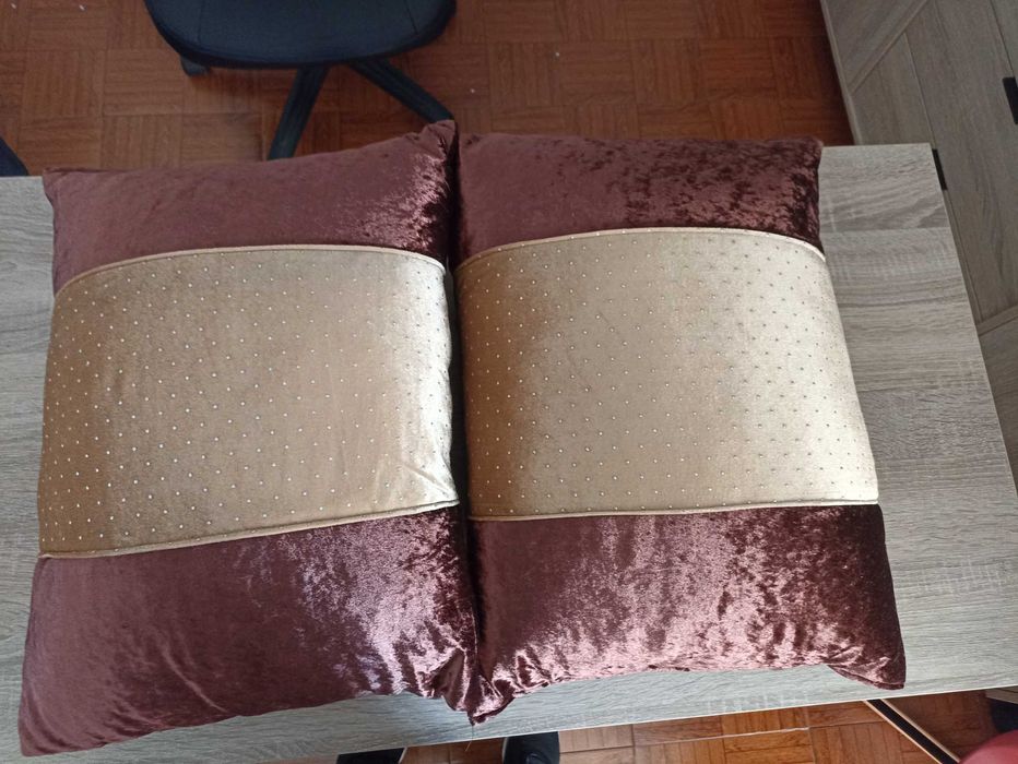 Edredão Pietra castanho e dourado