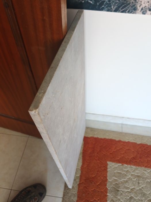 Placa de pedra natural polida - 78 × 38 × 1,8 cm