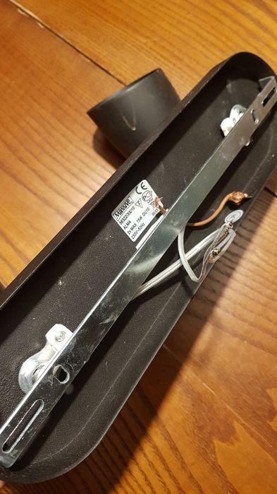 Lampa kinkiet Massive Alma czarna loft