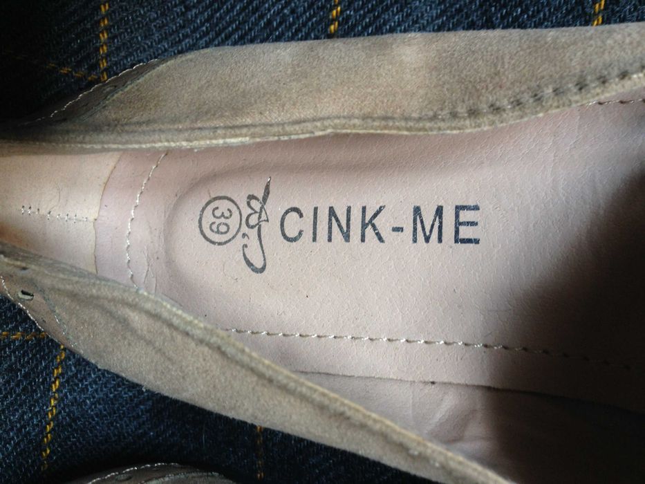 Туфли, балетки Cink Me, кожа, Франция, р.39