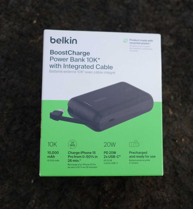 Powerbank Belkin 10k mAh 20W usb-c