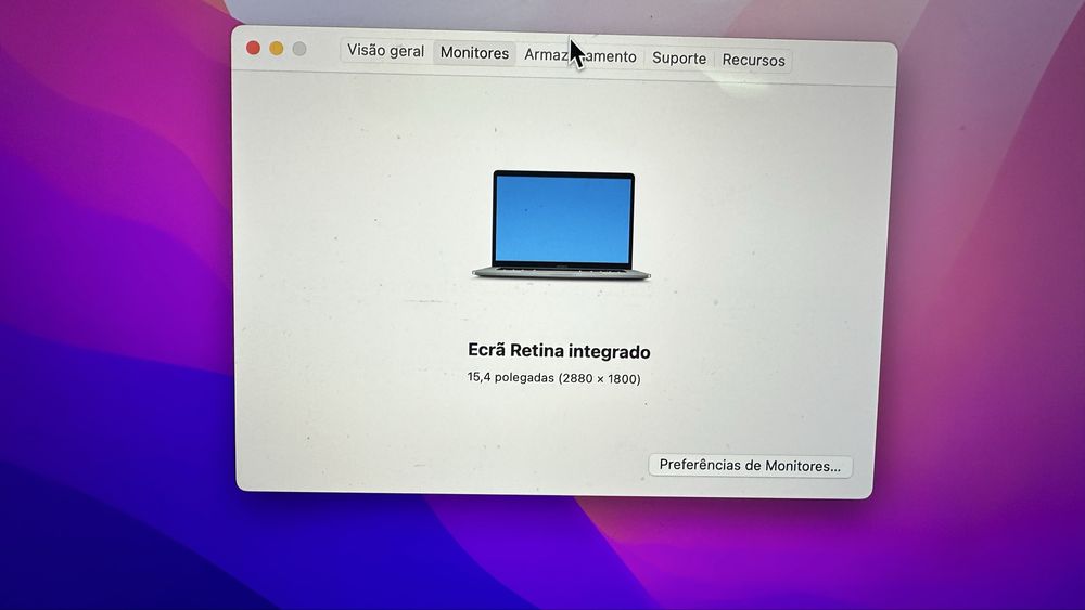 Apple Macbook pro 16 gb 2016