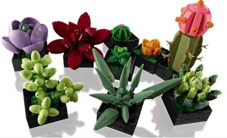 Conjunto LEGO suculentas