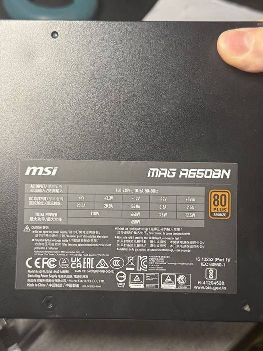 Игровой ПК Ryzen 5 5500, RX 6700XT 12gb, 16gb ddr4