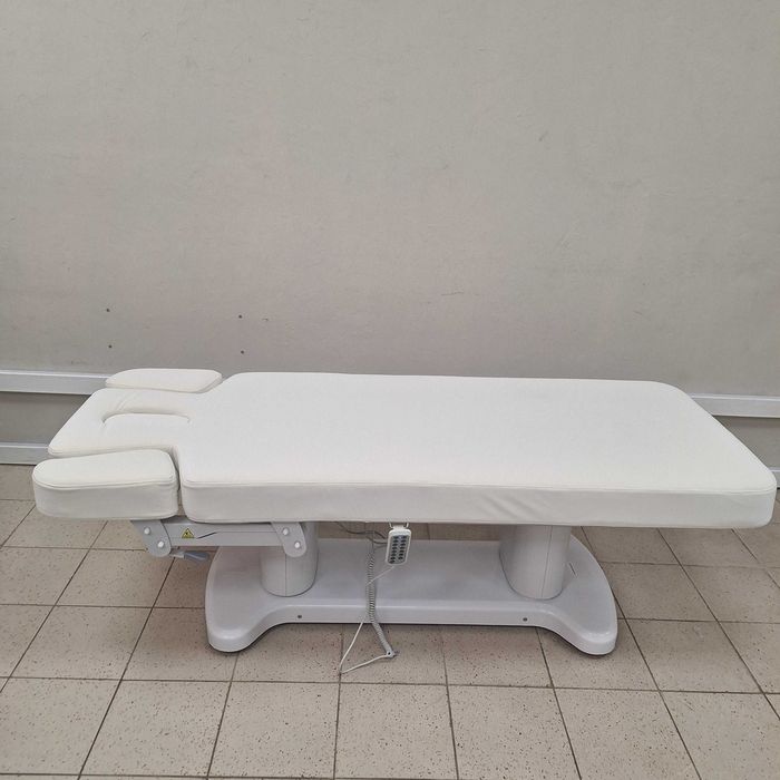 Кушетка  електрична  підігрів косметологія масаж Z042F біла нова